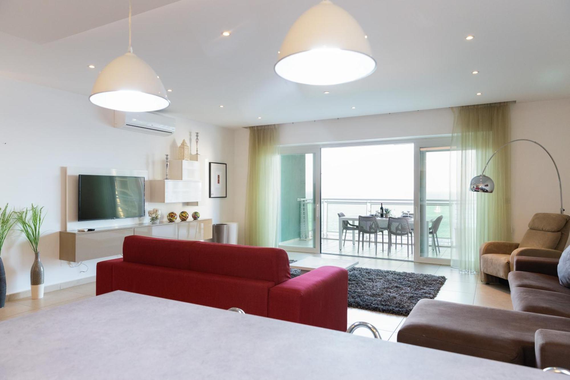 Luxury Seafront 3Br With Pool By Arcobnb Sliema Bagian luar foto